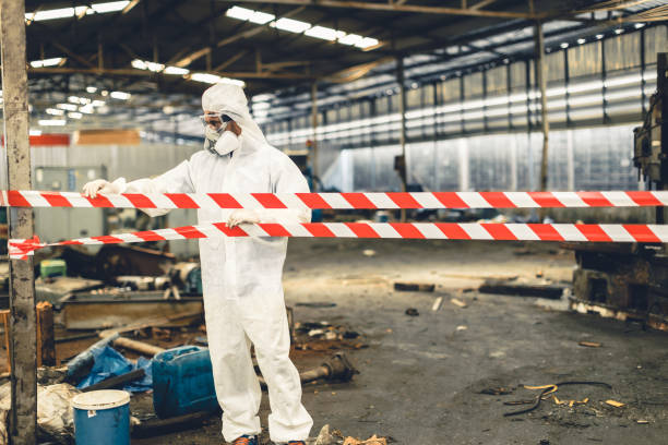 Professional Odor Removal technician working in Aurora, OH
